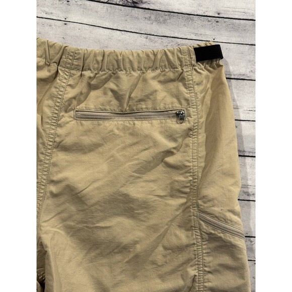 Patagonia Mens Hiking Short Sz M Khaki Tan Belted Hiking Outdoor 10" Inseam - Picture 15 of 16